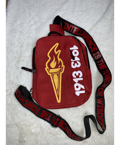 Intelligence Is The Torch Of Wisdom Sling Bag